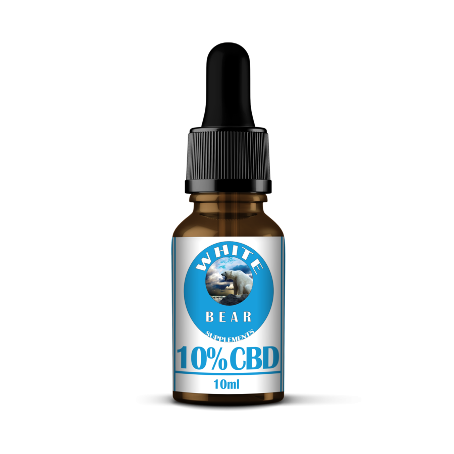 White Bear Supplements CBD Olie 10 ML 10%