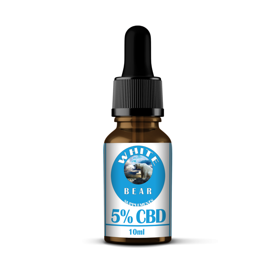 White Bear Supplements CBD Olie 5% 10ML