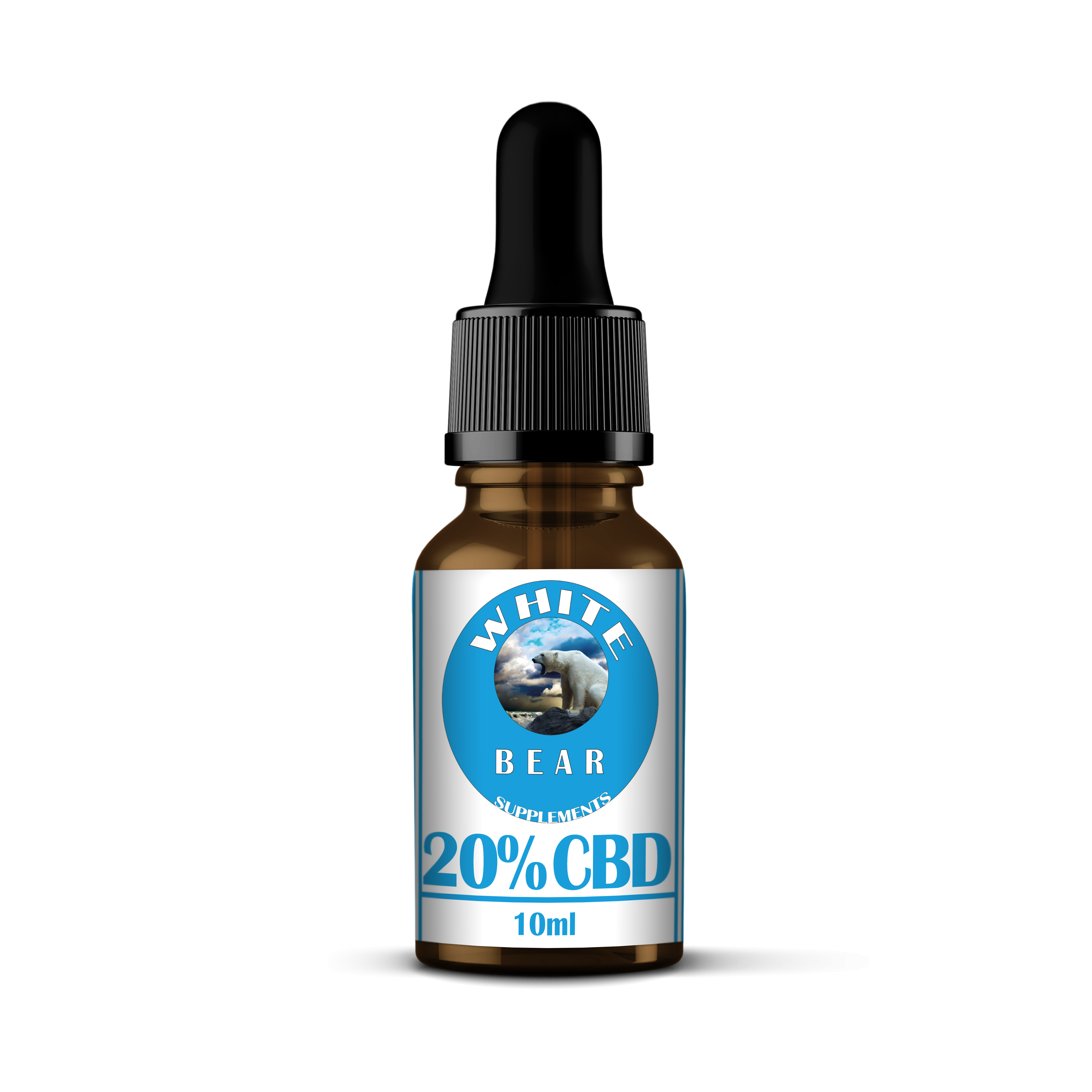 White Bear Supplements CBD Olie 10 ML 20%